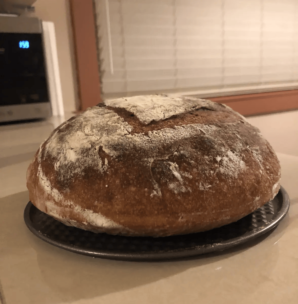 Rustic Homemade Sourdough Country Loaf